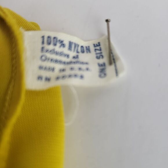 Glamour Glove Corp Mustard Yellow Ladies Church Gloves One Size - Picture 6 of 6